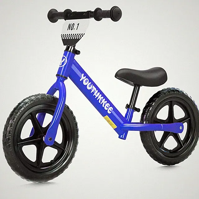 12 Inch Toddler Balance Bike for 13 Year Olds, NoPedal Bike with ToolFree Adj...