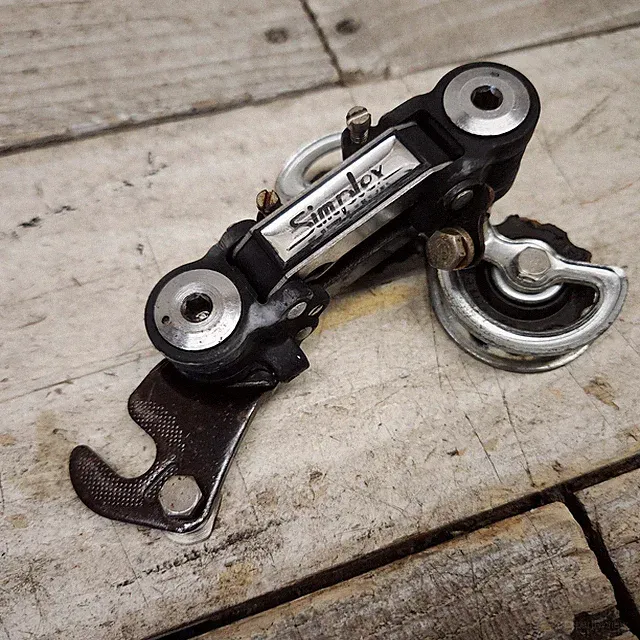 1970s Simplex Rear Derailleur Made In France Steel Road Bike 5 Speed Eroica