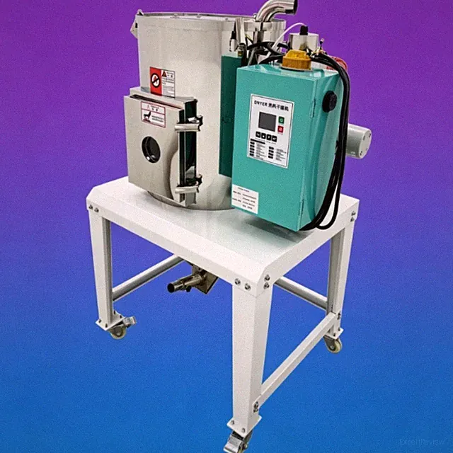 50KG European Plastic Hopper Dryer 4kW Plastic Pellet Drying Machine 220V 3PH