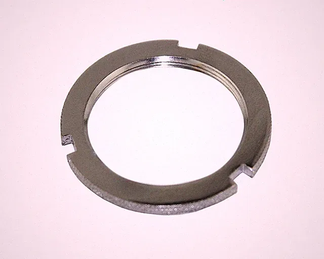 ALTALINE BICYCLE BOTTOM BRACKET STEEL LOCK NUT CHROME.