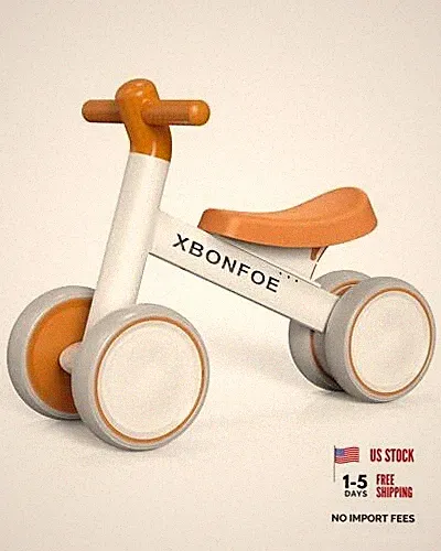 Baby Balance Bike for 1 Year Old Boys Girls, 10-24 Month Toddler Balance Brown