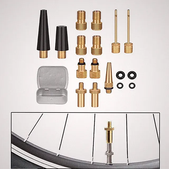 Bike Pump Valve Adaptor Various Specifications Durability Easy To Carry