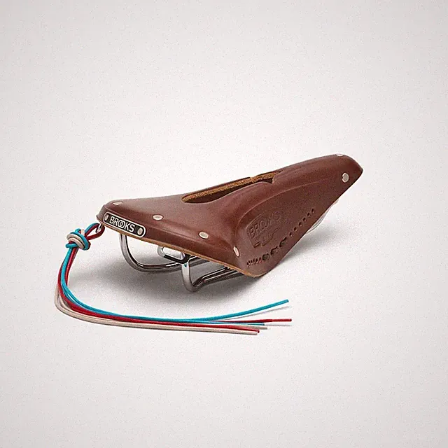 Bike Saddle Brooks England B17 Carved Handmade Leather Brown Iconic Cut-Out Size