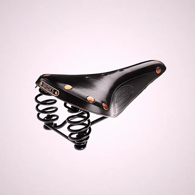 Brooks England Flyer Special, Touring Leather Handmade Bike Saddle With Suspe...