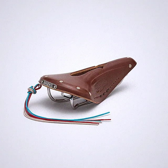Brown Brooks B17 Imperial Bicycle Seat Handmade Leather Chrome Frame 100 Years