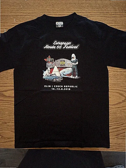 Czech European Route 66 Festival Commemorative Bike Shirt