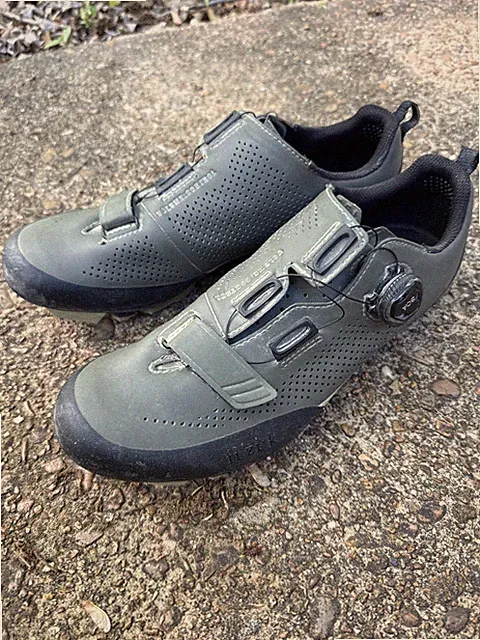 fi’zi:k TERRA X5 Olive Green Mountain / Gravel Cycling Shoes European Size 42