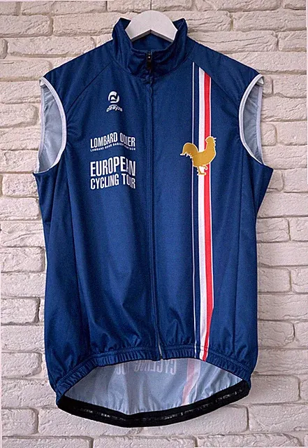 France National Team European Cycling Tour Shirt Jacket Deeps Men's Size L