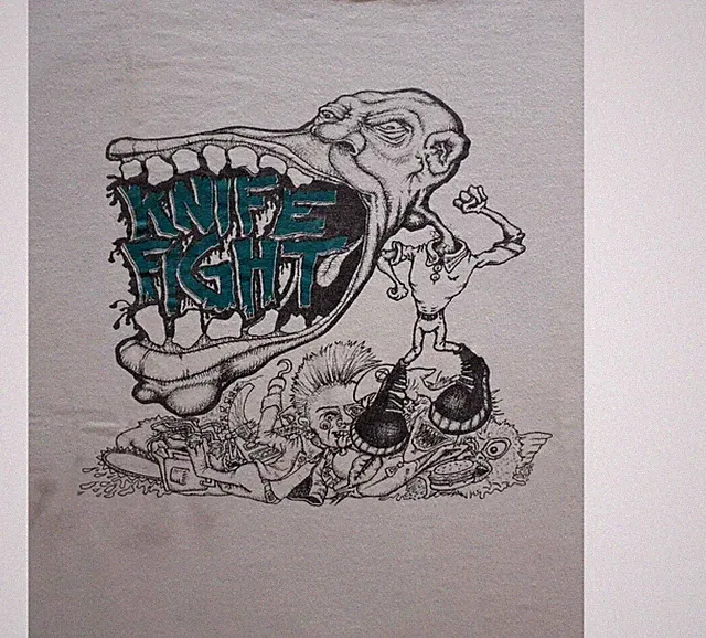 KNIFE FIGHT European Tour 2004 Classic Unisex Cotton T-shirt All Sizes