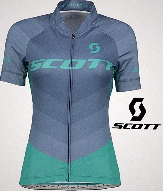 new european SCOTT SPORT cycling jersey full zip ultralight phone pocket women S
