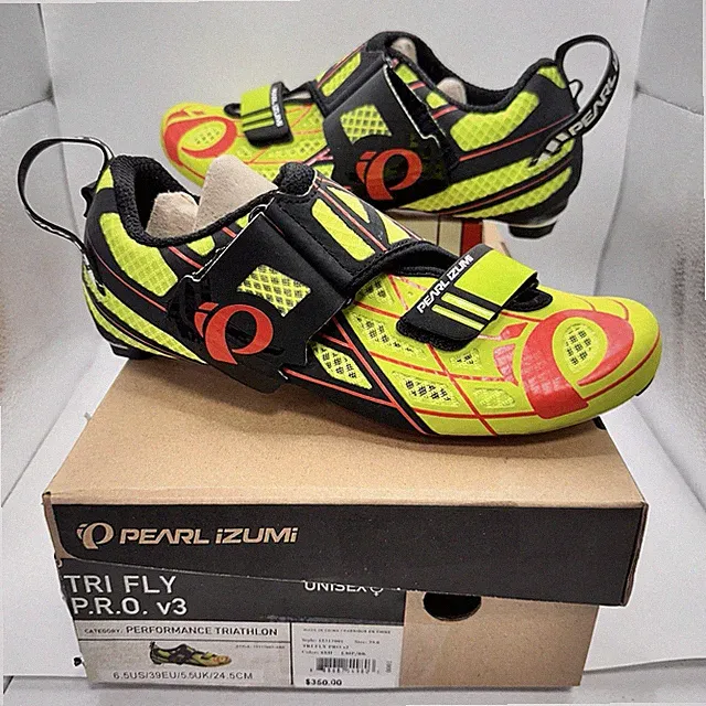 Pearl Izumi Tri Fly V3 Cycling Cleats – Gumdrop | EUR 38.5 / US 6 | Unisex | New