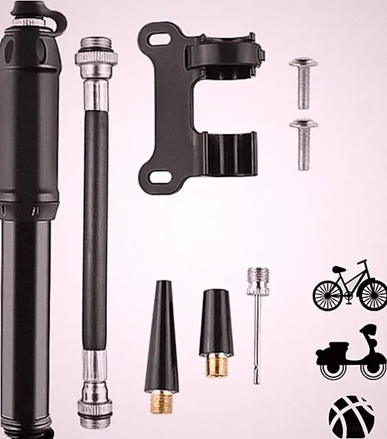 Portable Hand Lightweight Road Bicycle Cycling Bike Air Pump Tyre Tire