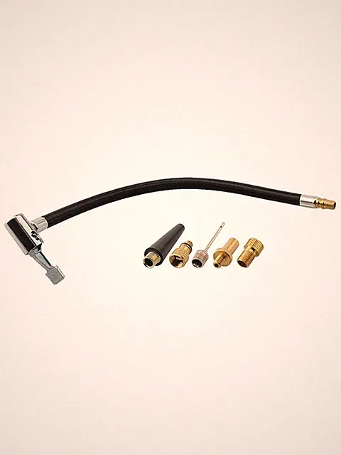 Portable Tire Inflator Chuck Adapter for Bicycle Motorcycle and Car Inflation
