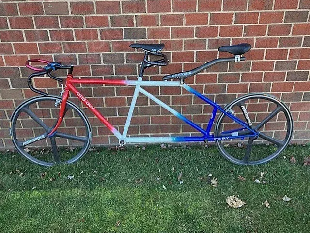 Tandem Bicycle Otis Guy, custom, 57 x 54, 700c, rim brake