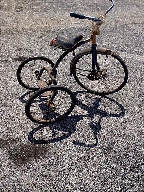 Vintage antique tricycle made by Westfield.