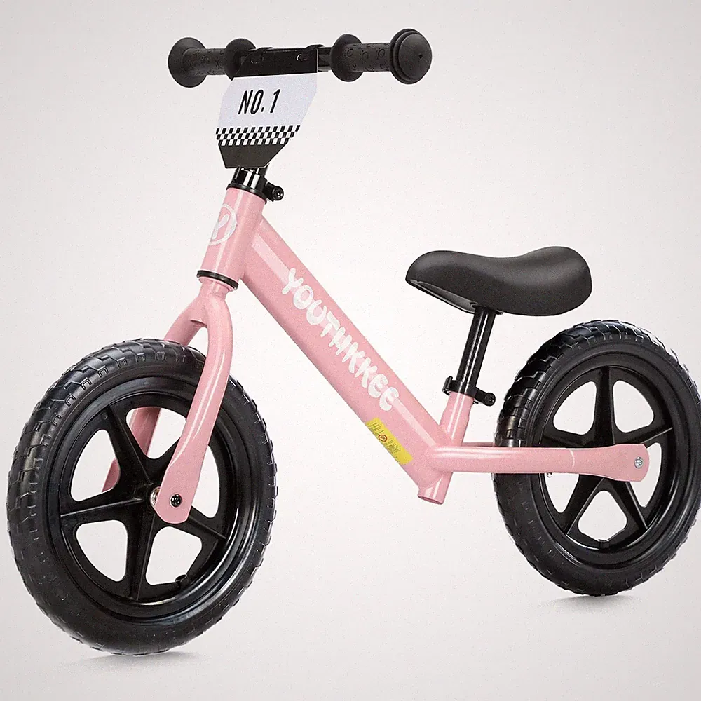Youthkkee 12 Inch Toddler Balance Bike for 1-3 Year Olds, No-Pedal Bike with Too